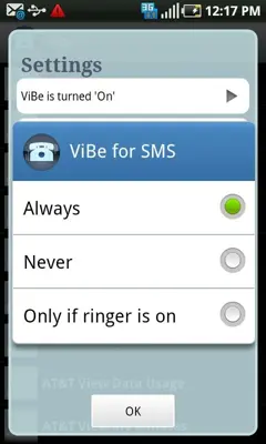 ViBe android App screenshot 3